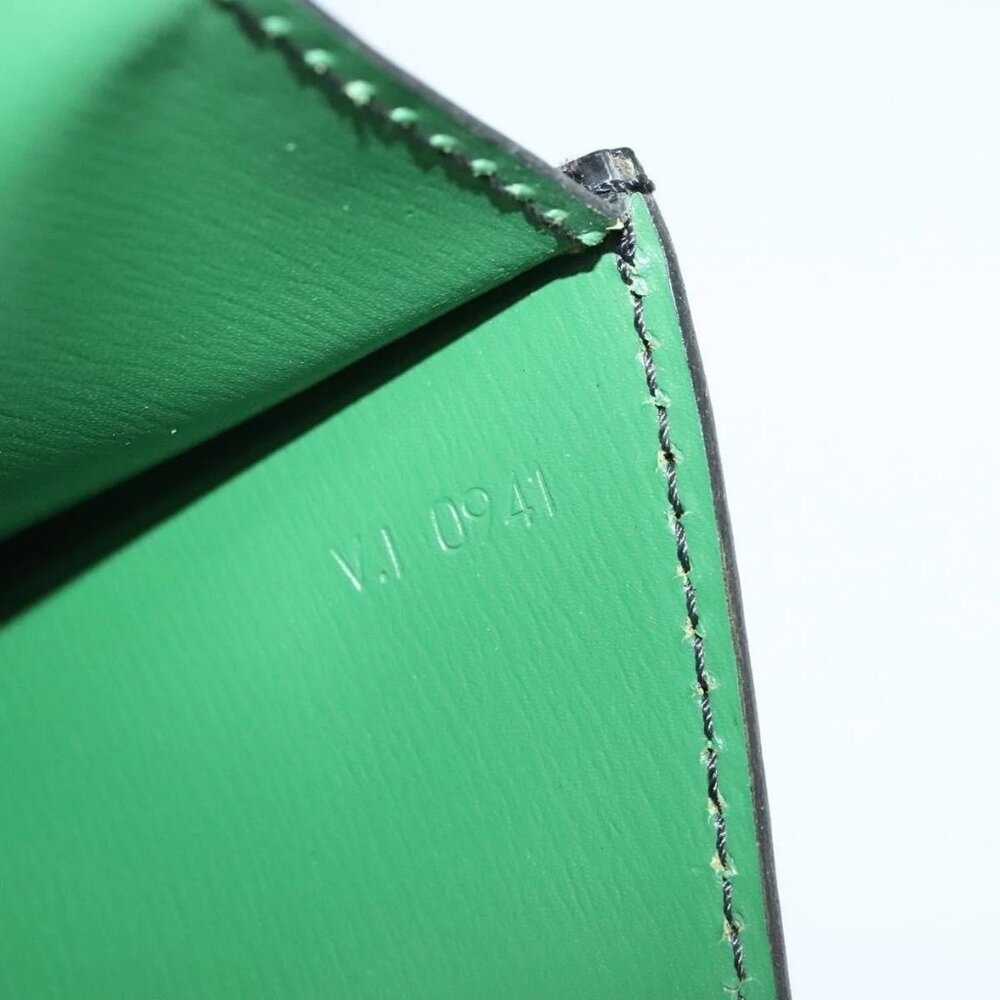LOUIS VUITTON Epi Free Run Shoulder Bag Green Black M52414 LV Auth - Picture 14 of 16